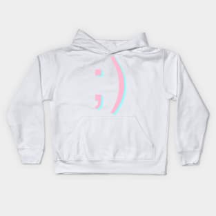 Winky Face Emoji - ;) Kids Hoodie